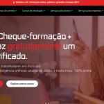 Homepage da Code for All com copywriting desenvolvido para comunicar formação digital, cursos certificados e campanhas de anúncios.